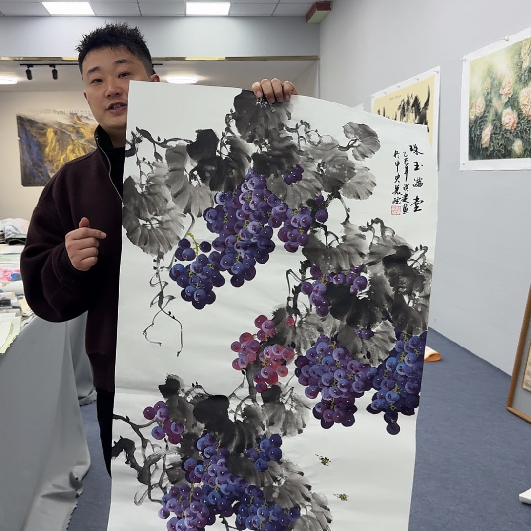 国画国画作品宣纸纯手绘