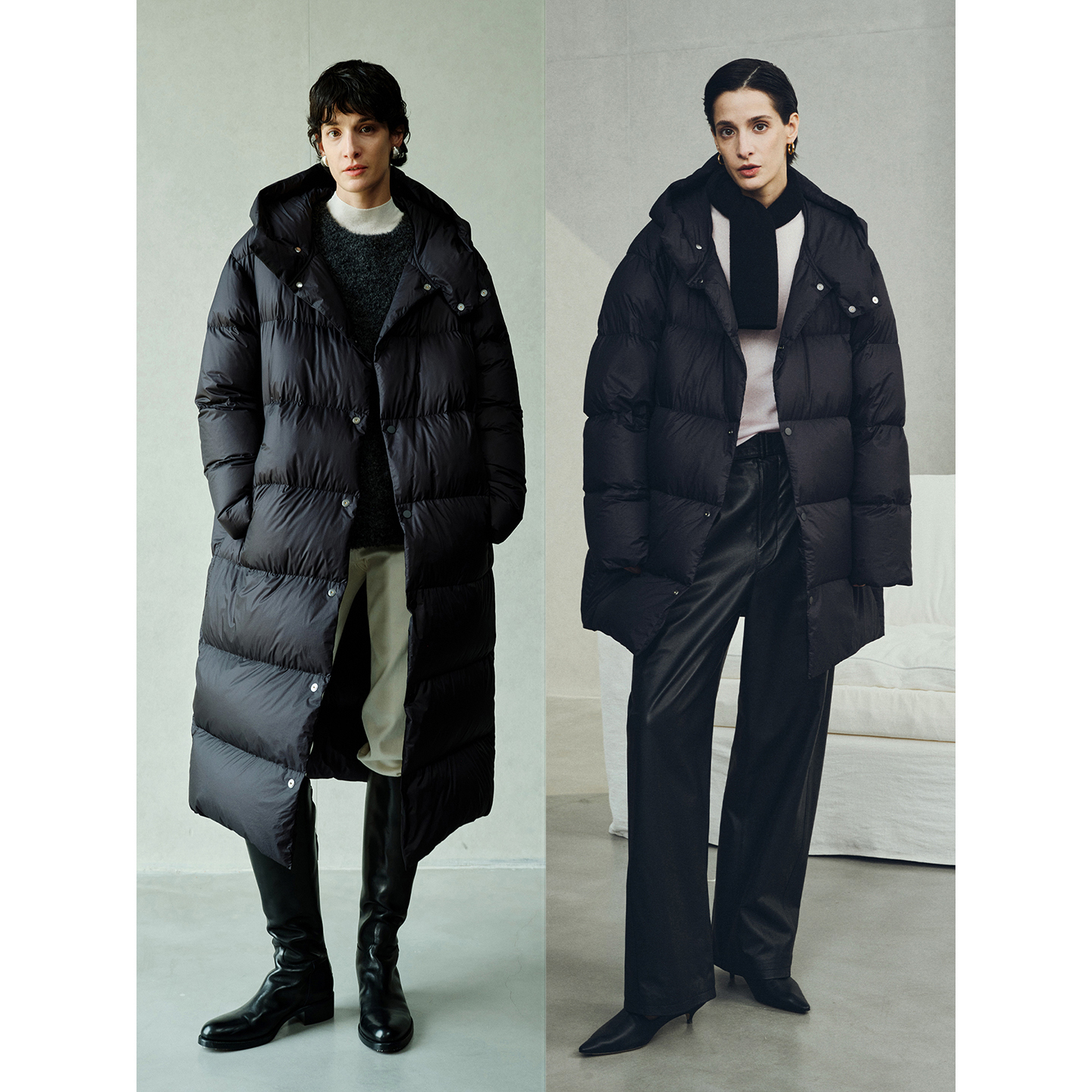 Ayuko｜“轻暖大被子”羽绒服 曰本进口7D超轻面料95鹅绒中/长款1470