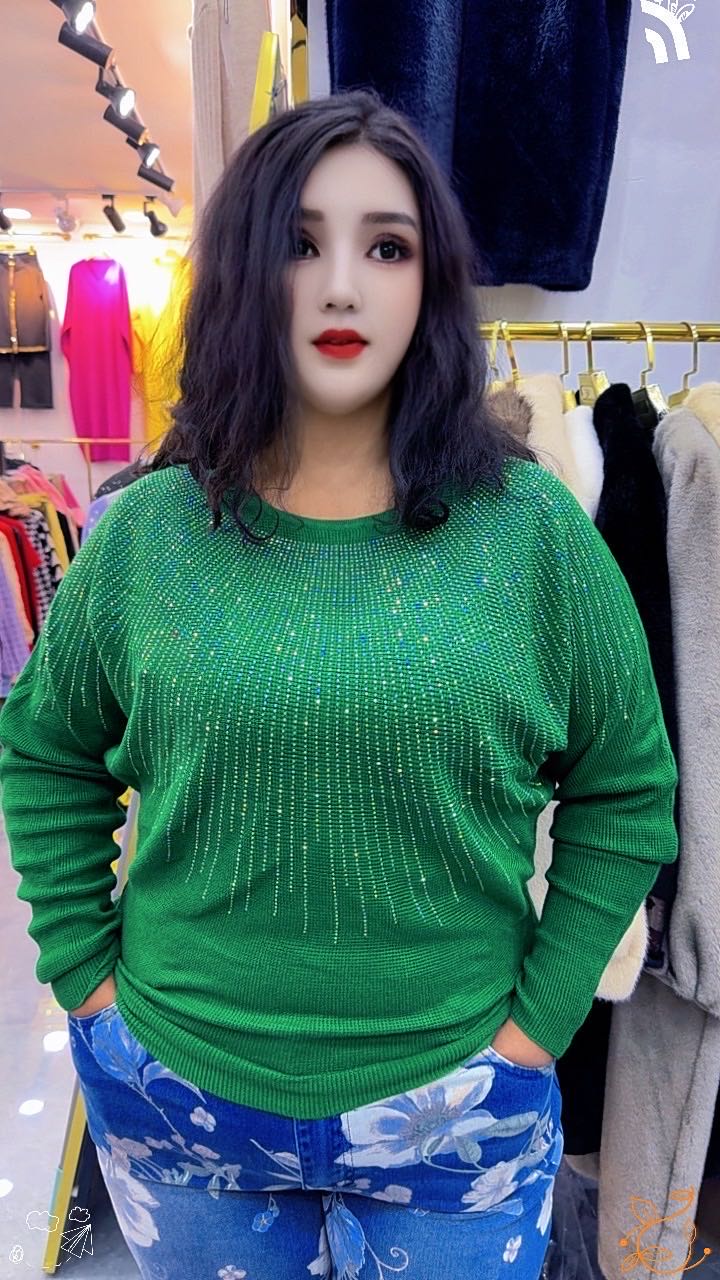 圆领抗起球毛衣毛针织衫时尚网红保暖长袖厚款打底衫