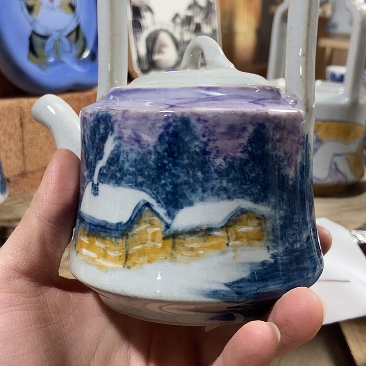 行***…景德镇手绘高温釉下彩