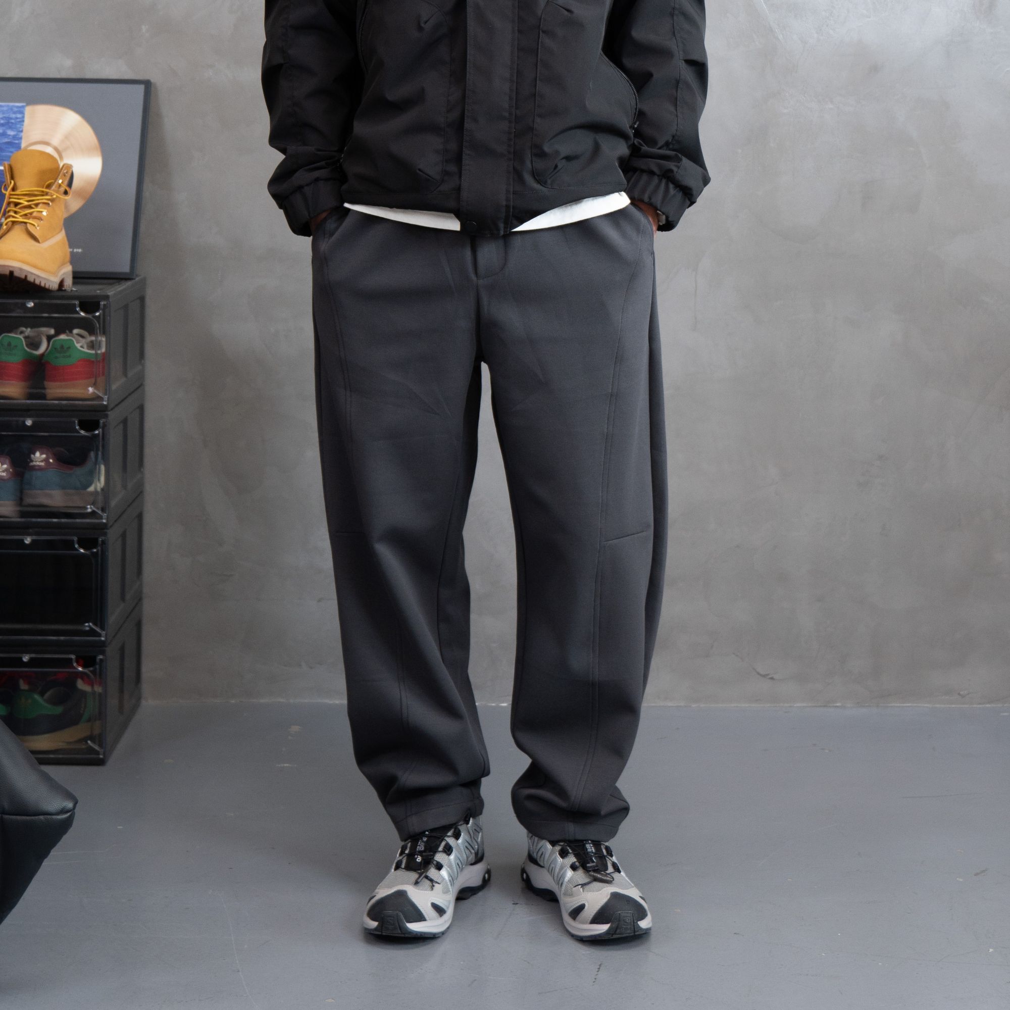 清【K5011/K5010春夏抽绳长裤】夏日巨弹巨抗皱弯刀裤免熨烫