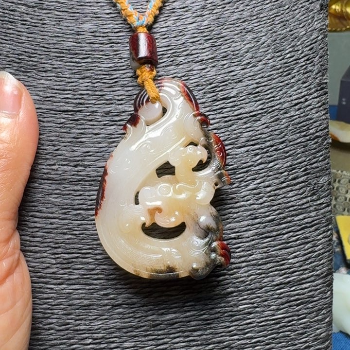 和田玉（糖玉）挂件未镶嵌