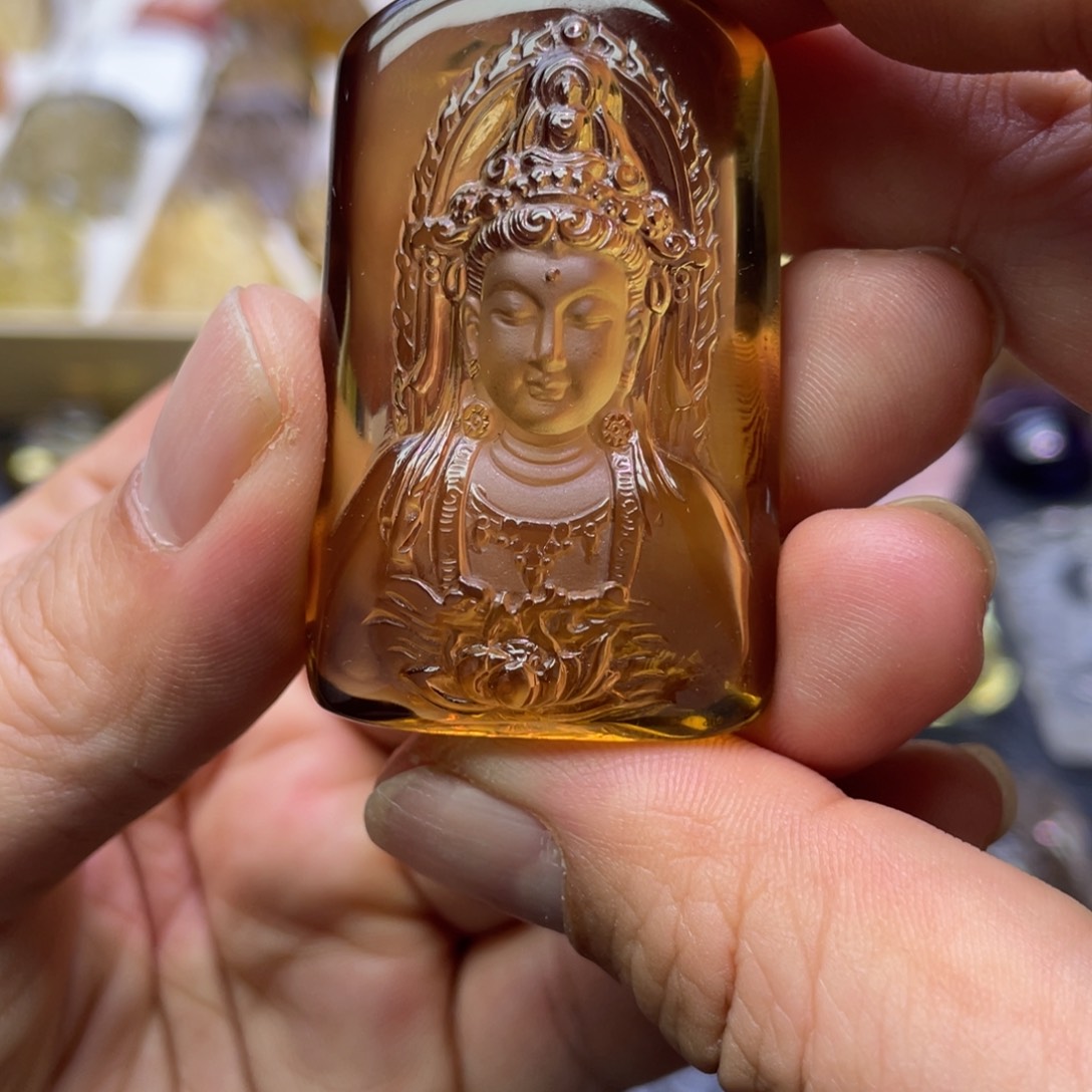 水晶颈饰未镶嵌定制