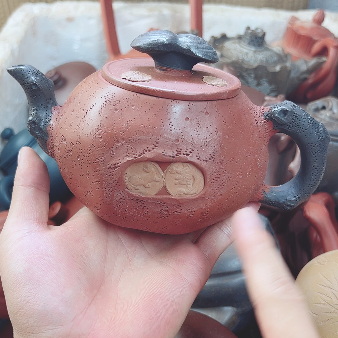 茶壶紫砂宜兴原矿紫砂壶450毫升容量