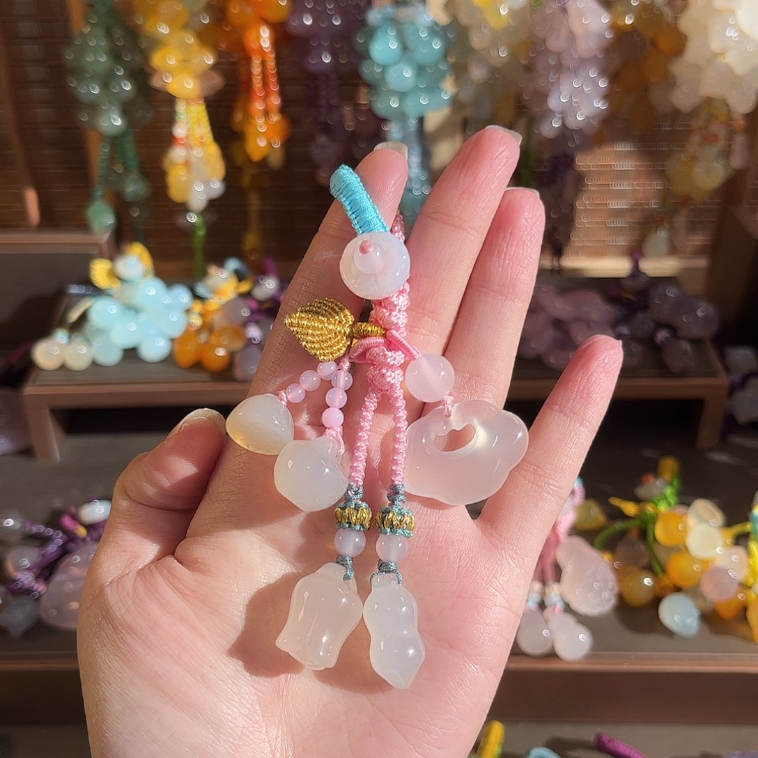 *****玛瑙/玉髓未镶嵌车挂福利款钥匙扣