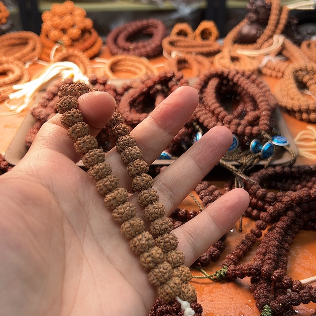 吊坠金刚菩提红方印手持12