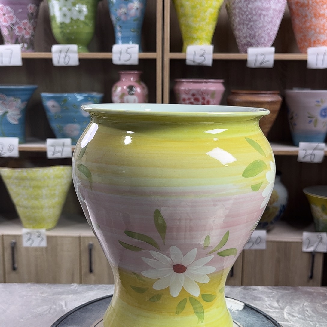 景德镇陶瓷花盆花盆