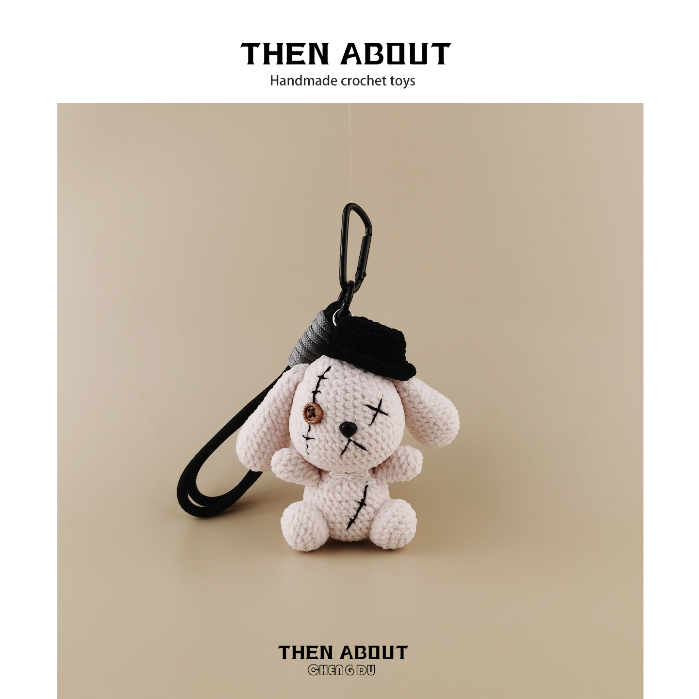 thenabout 可爱流氓小兔子包包挂件挂饰钥匙扣挂件高级感轻奢礼物