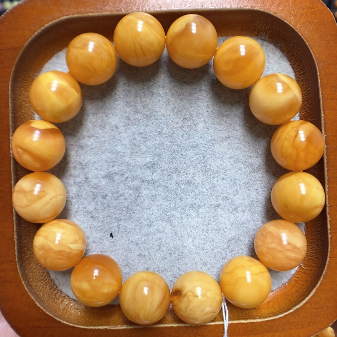 蜜蜡手串未镶嵌蜜蜡手串