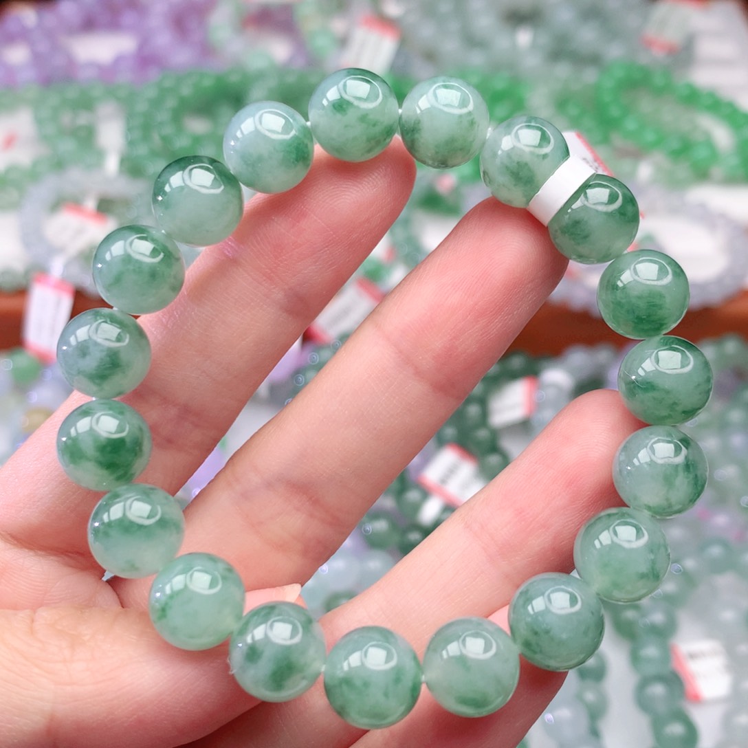 翡翠手链未镶嵌翡翠10mm