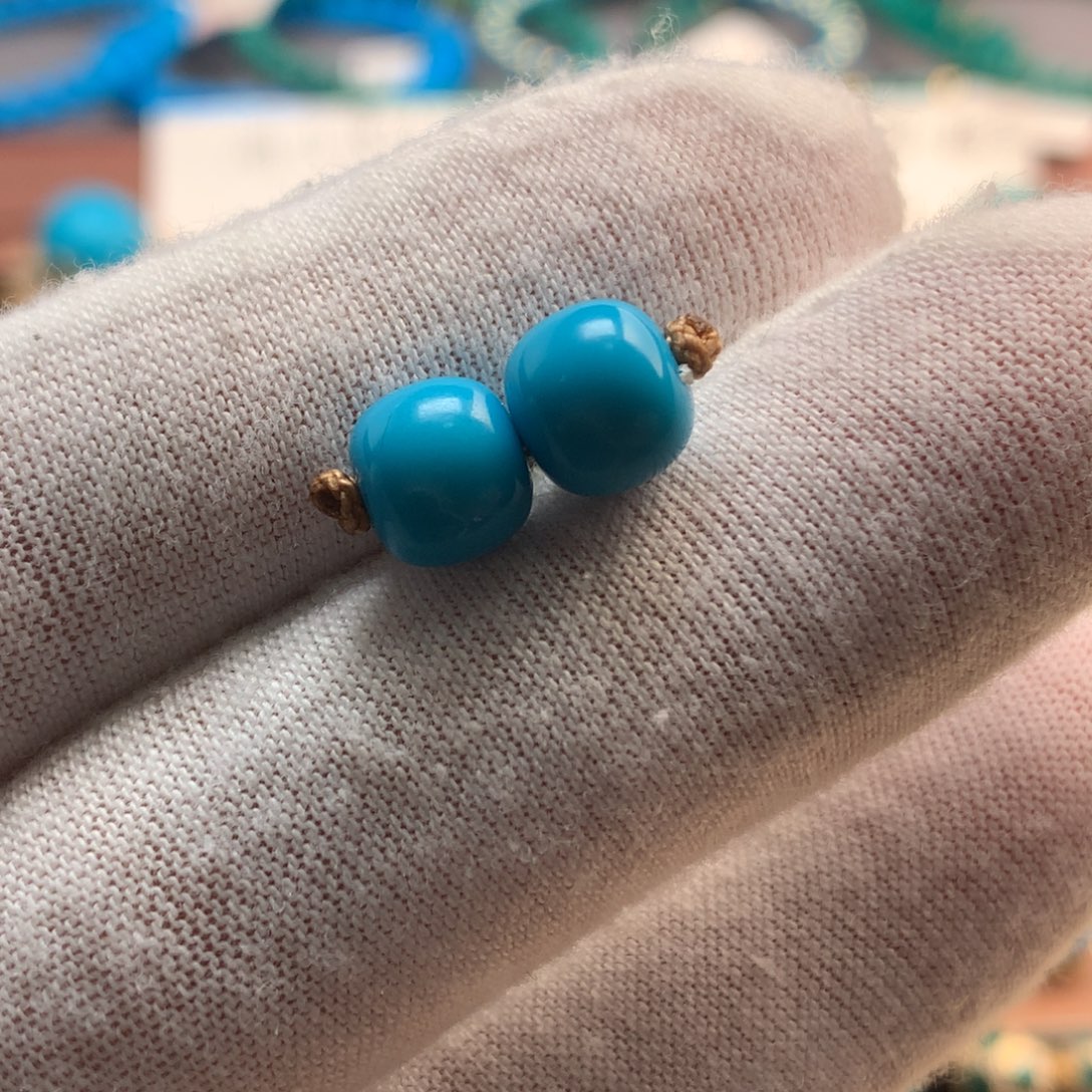 绿松石未镶嵌挂件8m