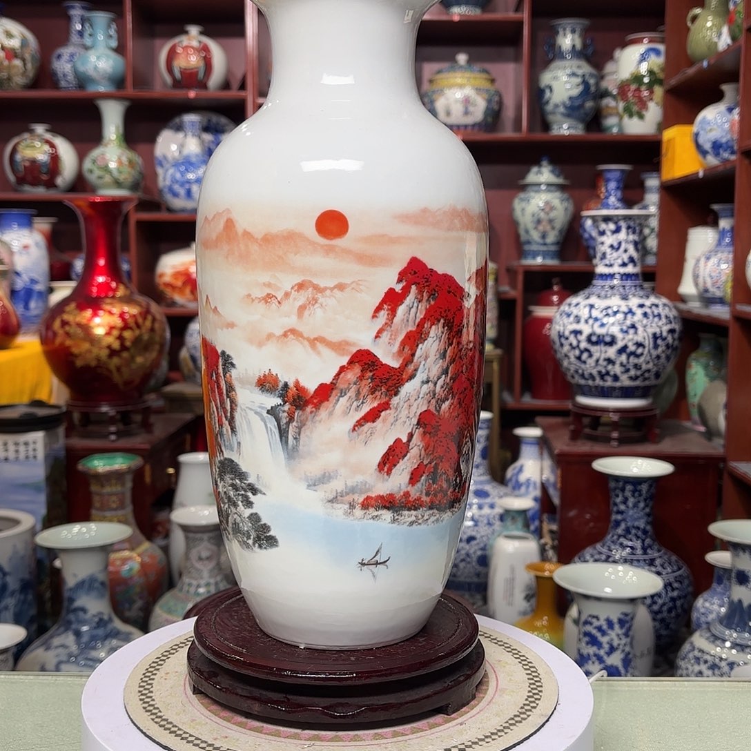 摆件陶高度37厘米宽16厘米