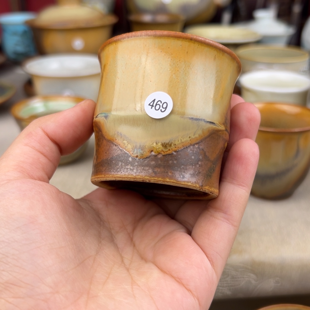 杯纯手工柴烧主人杯