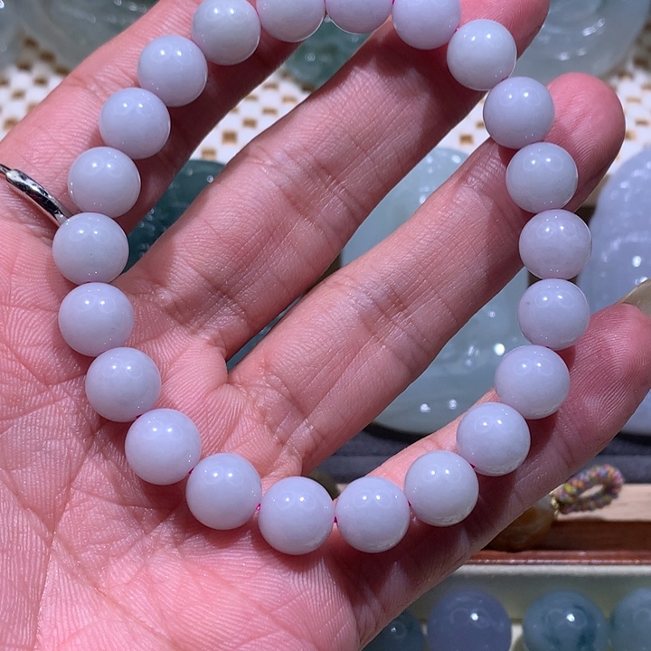 翡翠未镶嵌颈饰/炸/珠串