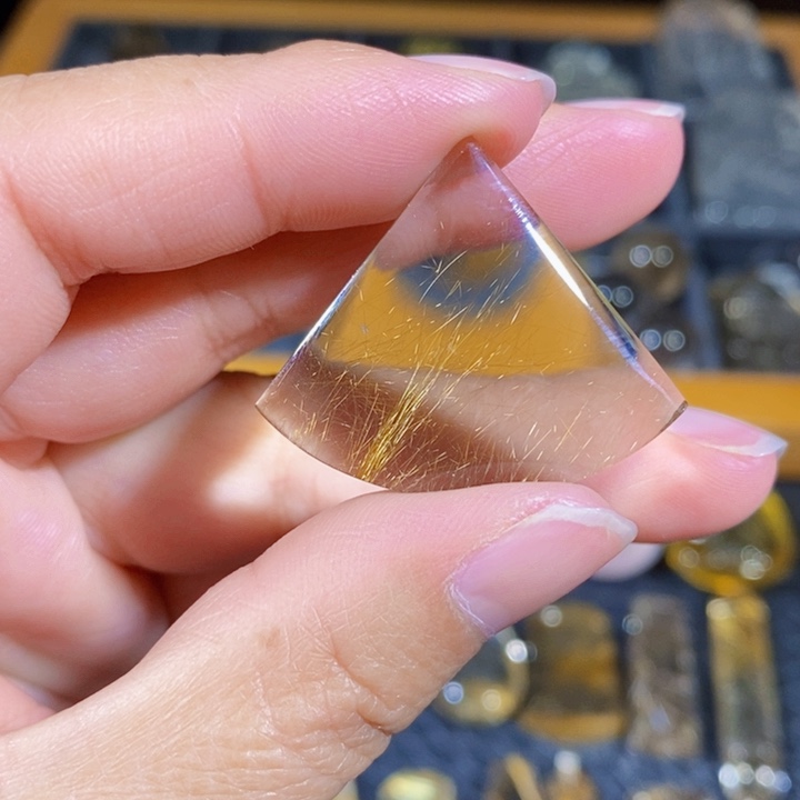 发晶颈饰未镶嵌吊坠