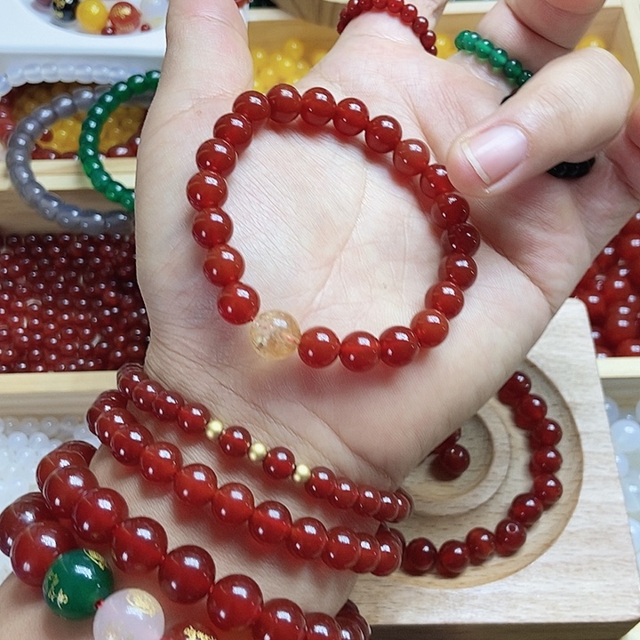 玛瑙/玉髓合金珠宝半成品