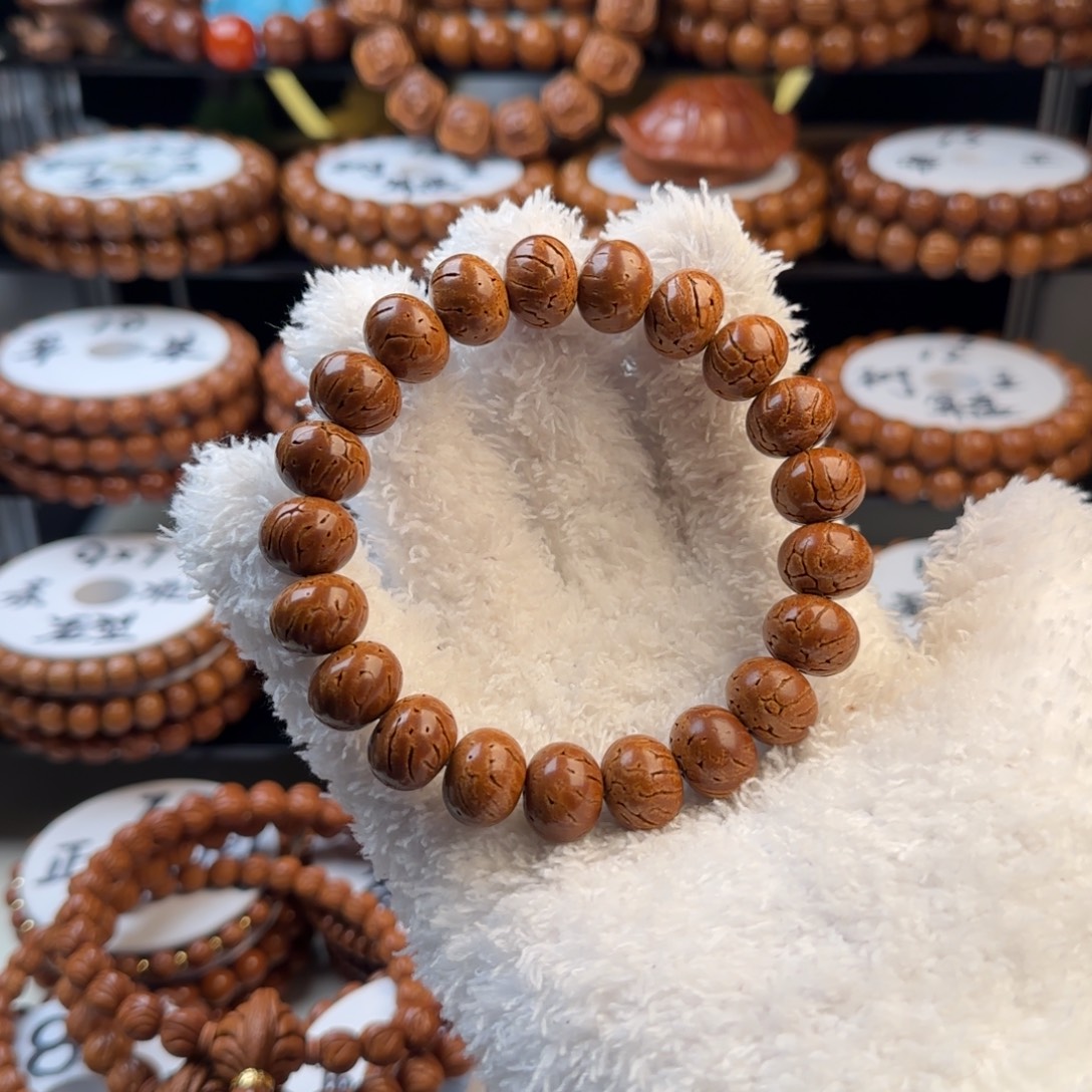 大***8桃核吊坠树王红魔算盘珠