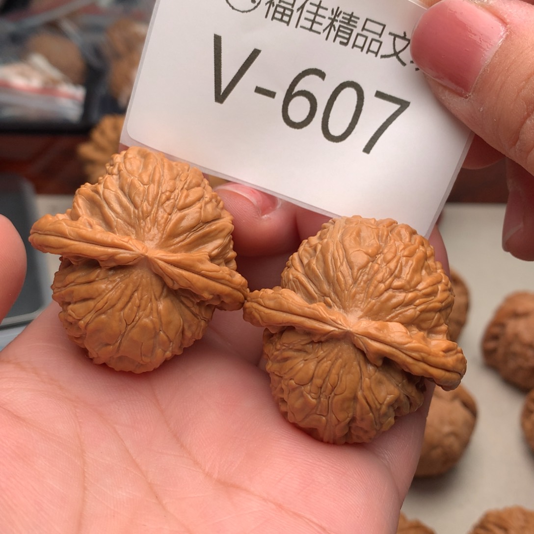 文玩核桃把件40球白…….