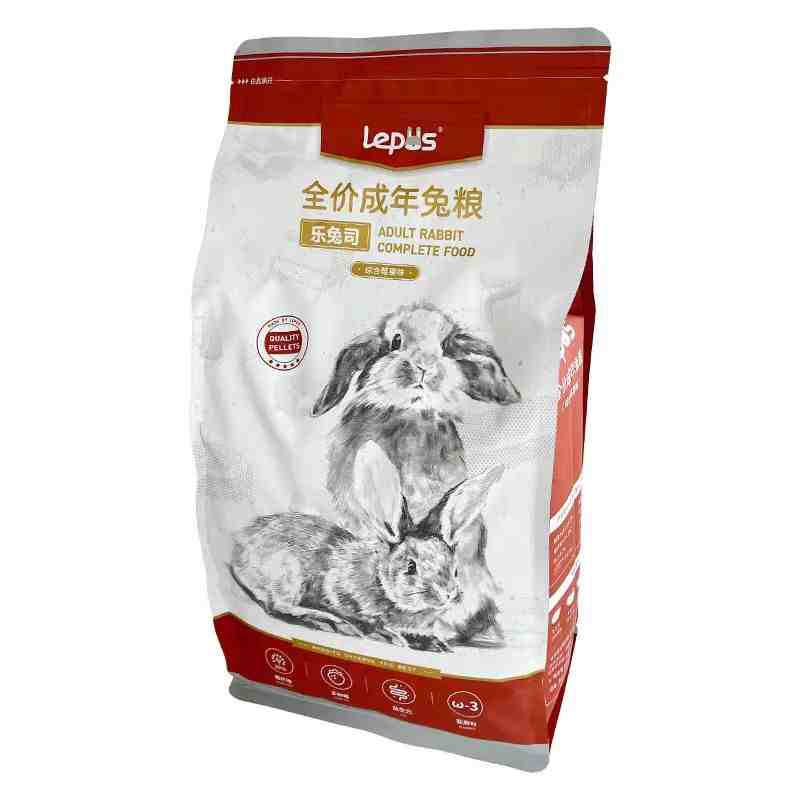 乐兔司兔粮高纤维营养成年幼年幼兔成兔饲料布格斯同配方兔粮2KG