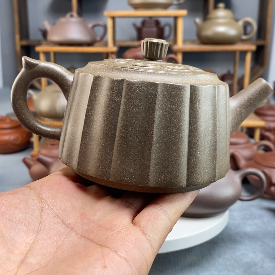 紫砂茶壶筋纹柱础