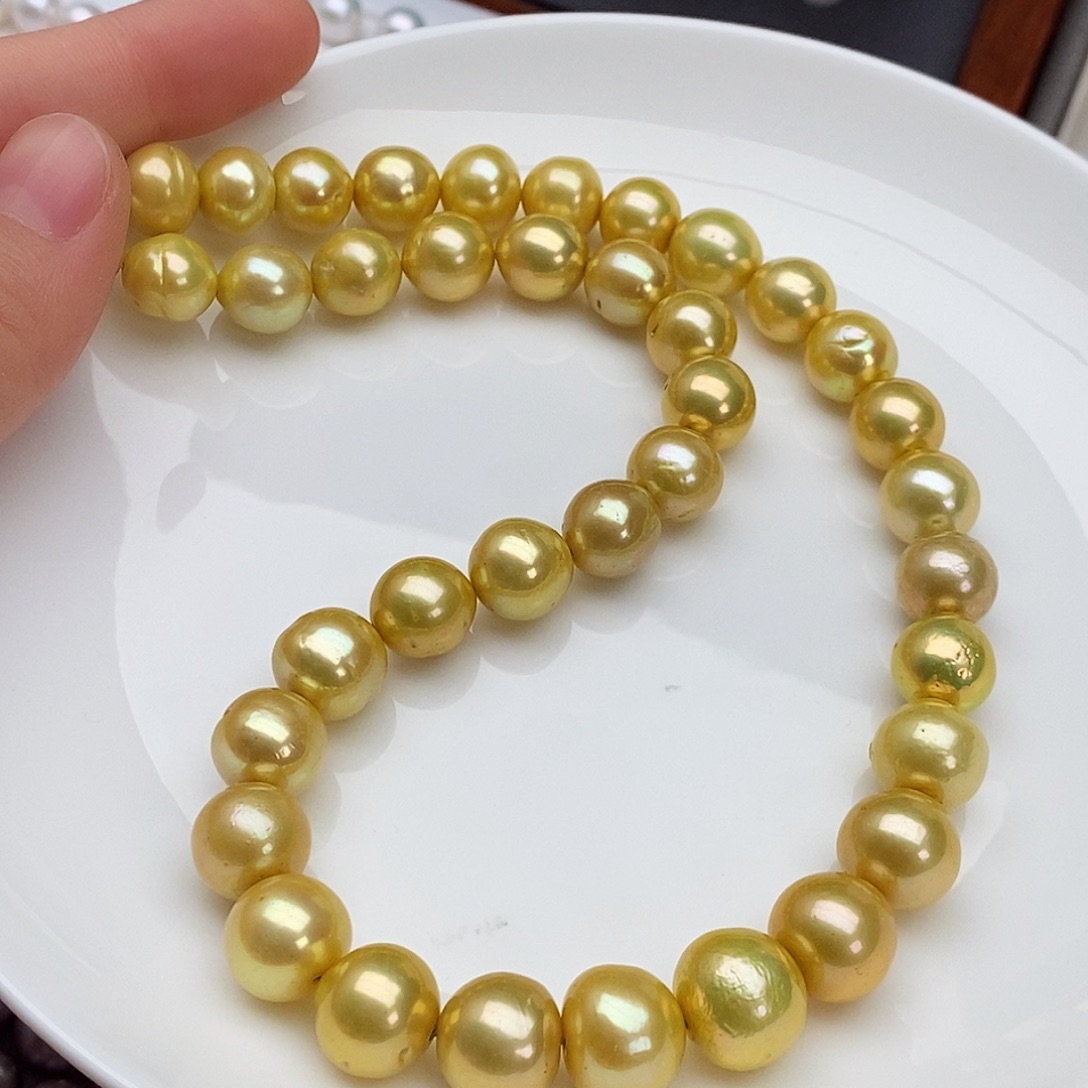 合金淡水珍珠颈饰