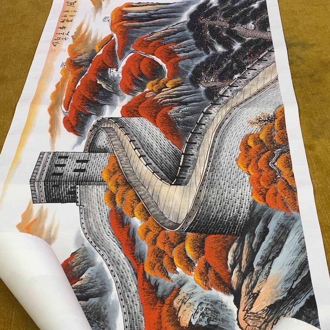 国画高*春长城9999999999889999ooo