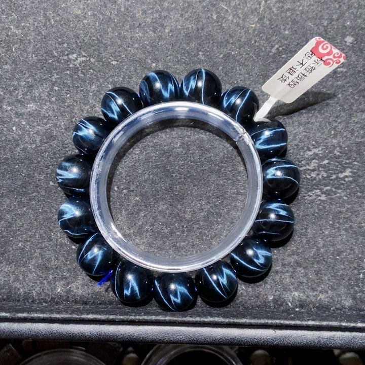 木变石（虎睛石）手串未镶嵌陆*