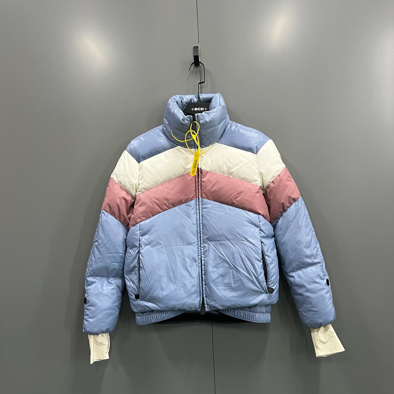 95新 MONCLER zz Iamar马卡龙色立领羽绒服 0码/95新/603777