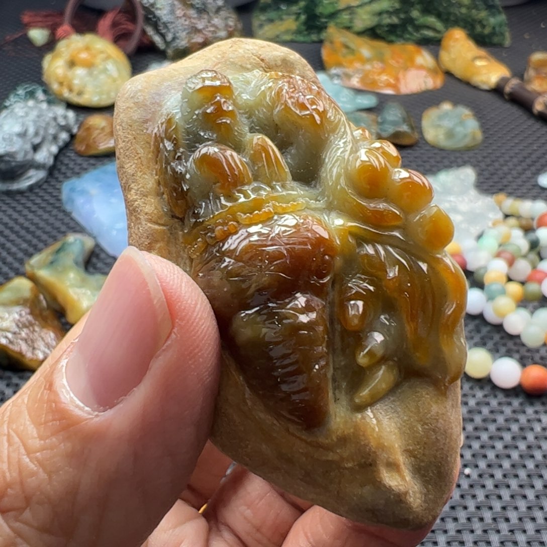 翡翠裸石缅甸翡翠