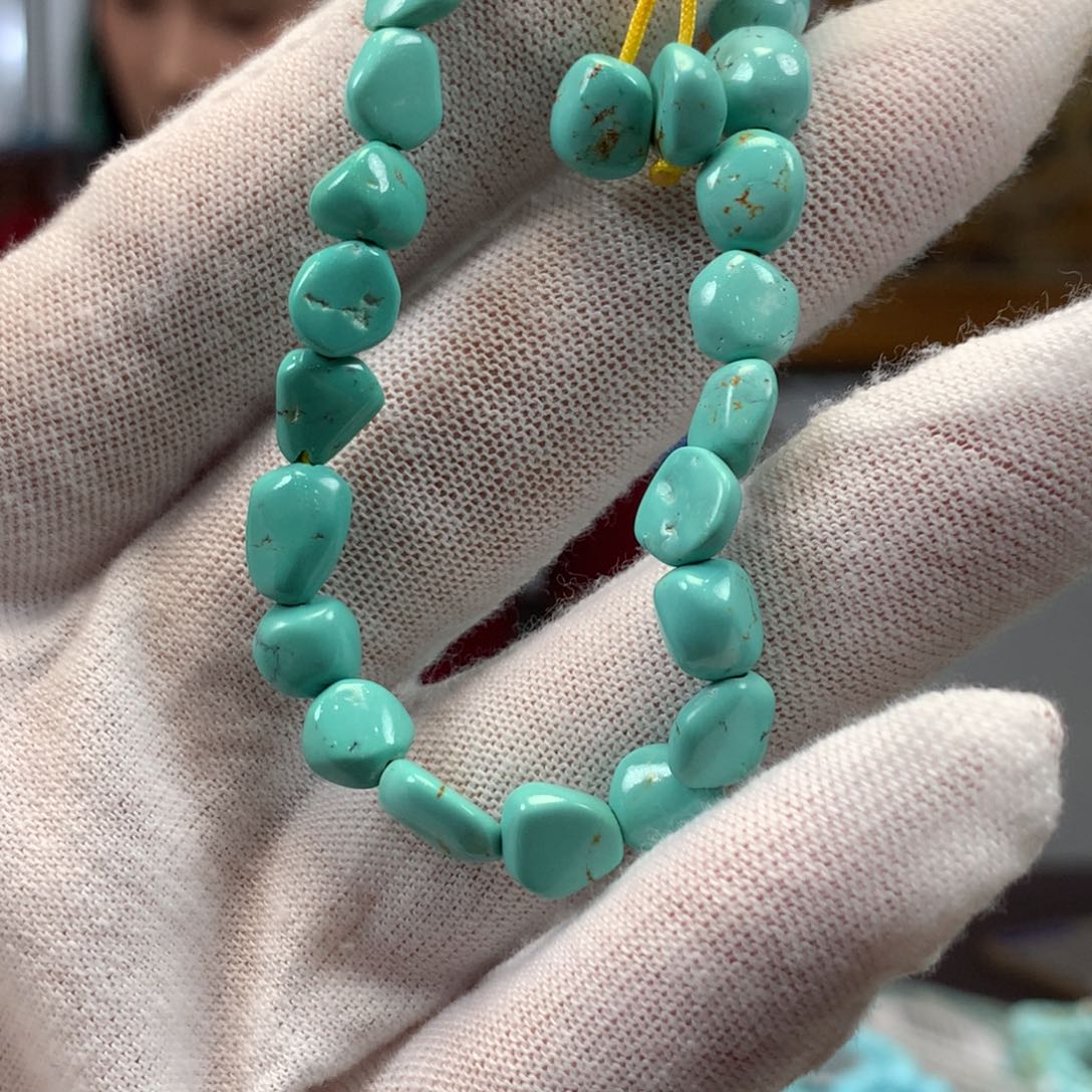 绿松石未镶嵌挂件