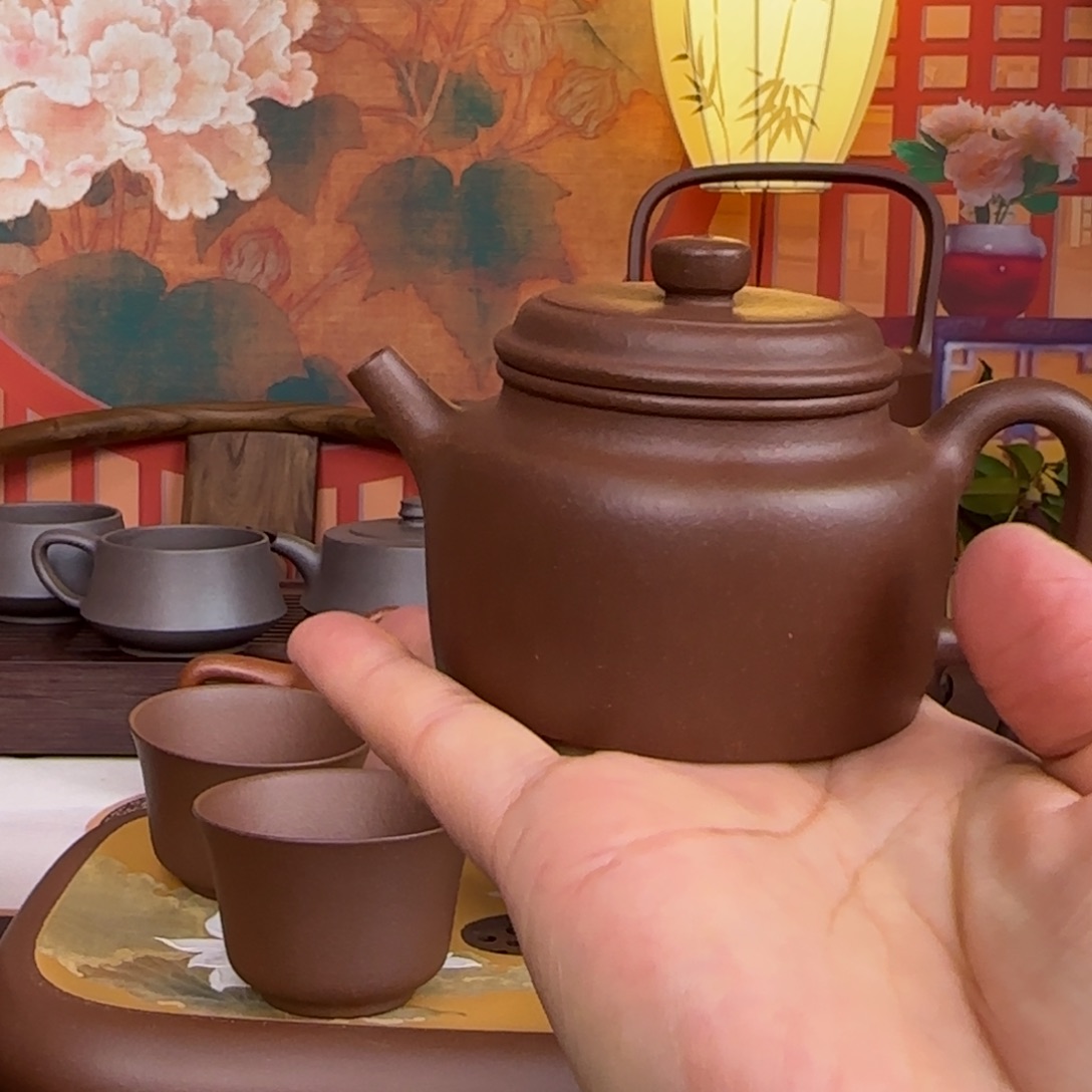 薪***野紫砂茶壶手工制作工艺