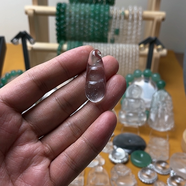 石英质玉豆子未镶嵌