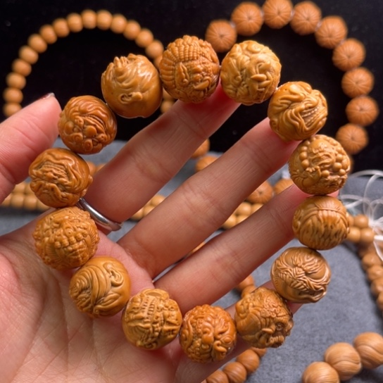 手串猴头核桃瑕疵大满贯随机发 不退不换