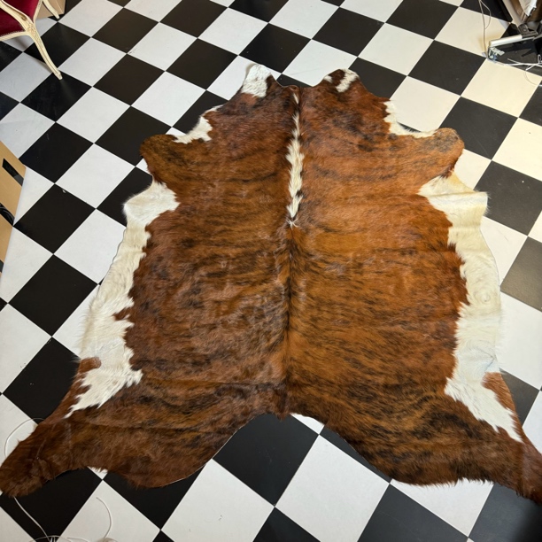 【本尼家】F109 235x210cm专拍牛皮地毯家用轻奢手工