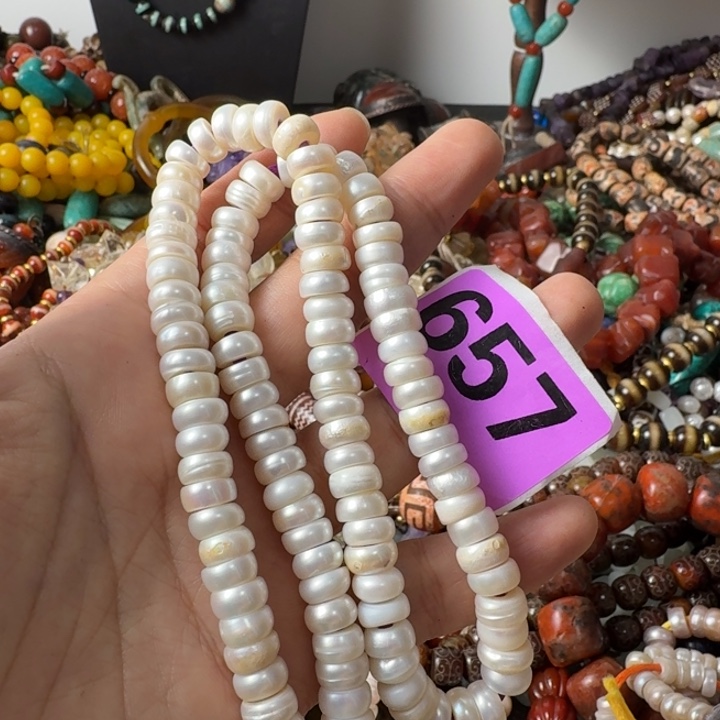 圆***宝玛瑙/玉髓未镶嵌颈饰