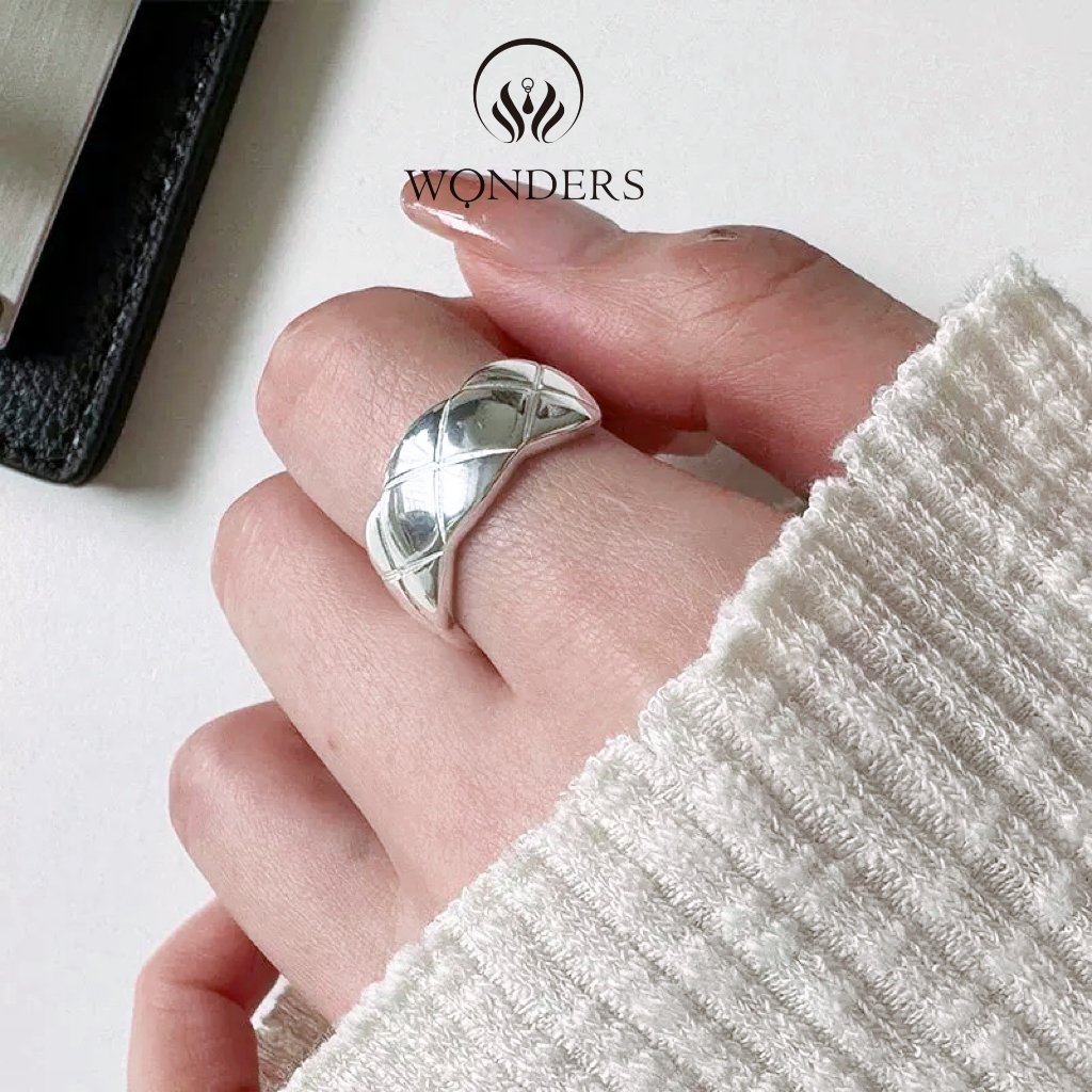 合金戒指 WONDERS 轻奢戒指韩系耳饰小众个性手工气质