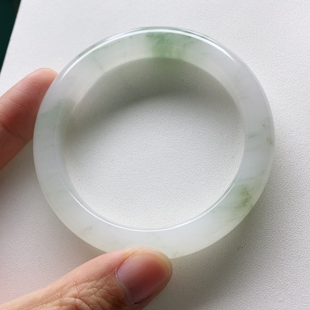 石英质玉手镯未镶嵌老***肉61