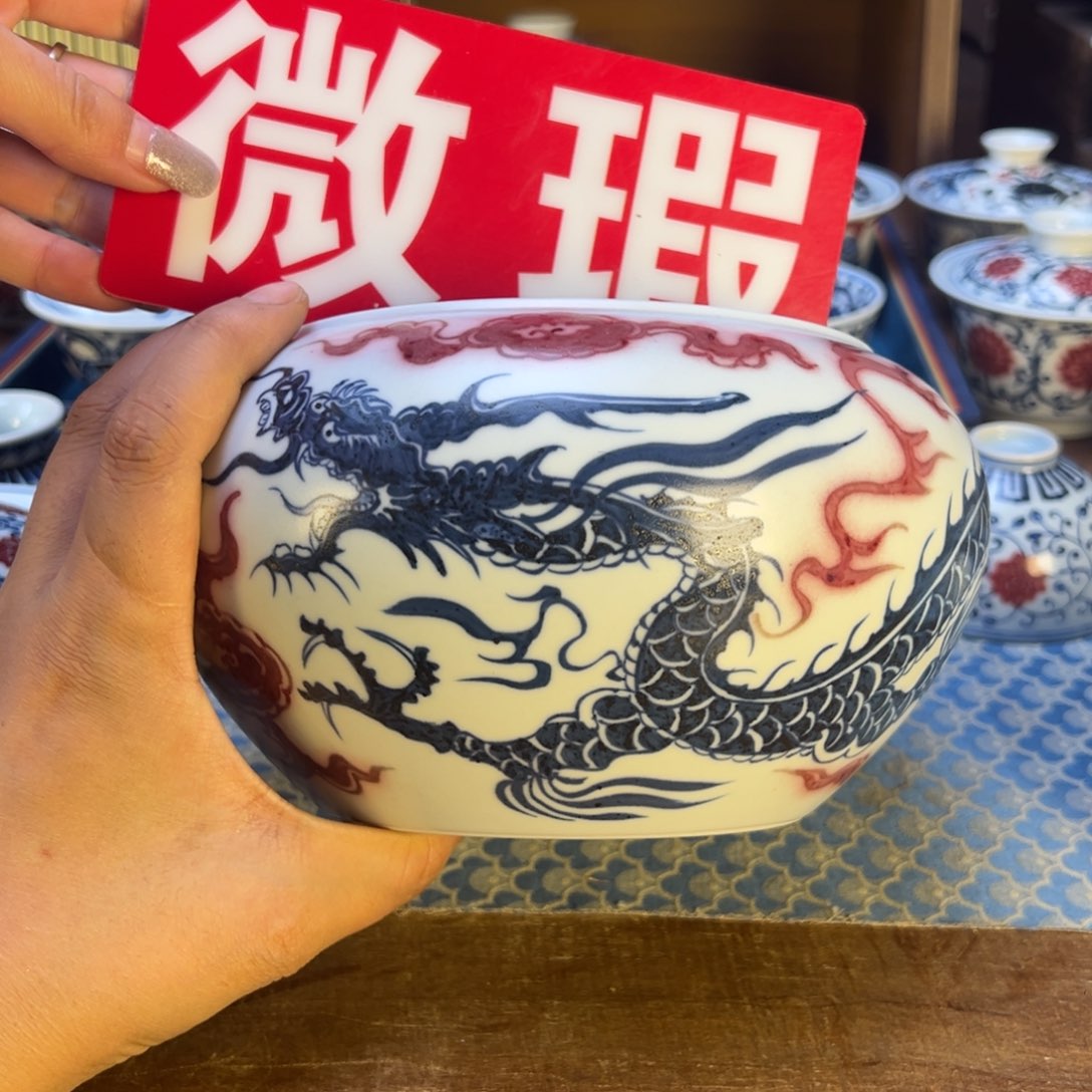 盖碗微瑕景德镇茶器百宝箱