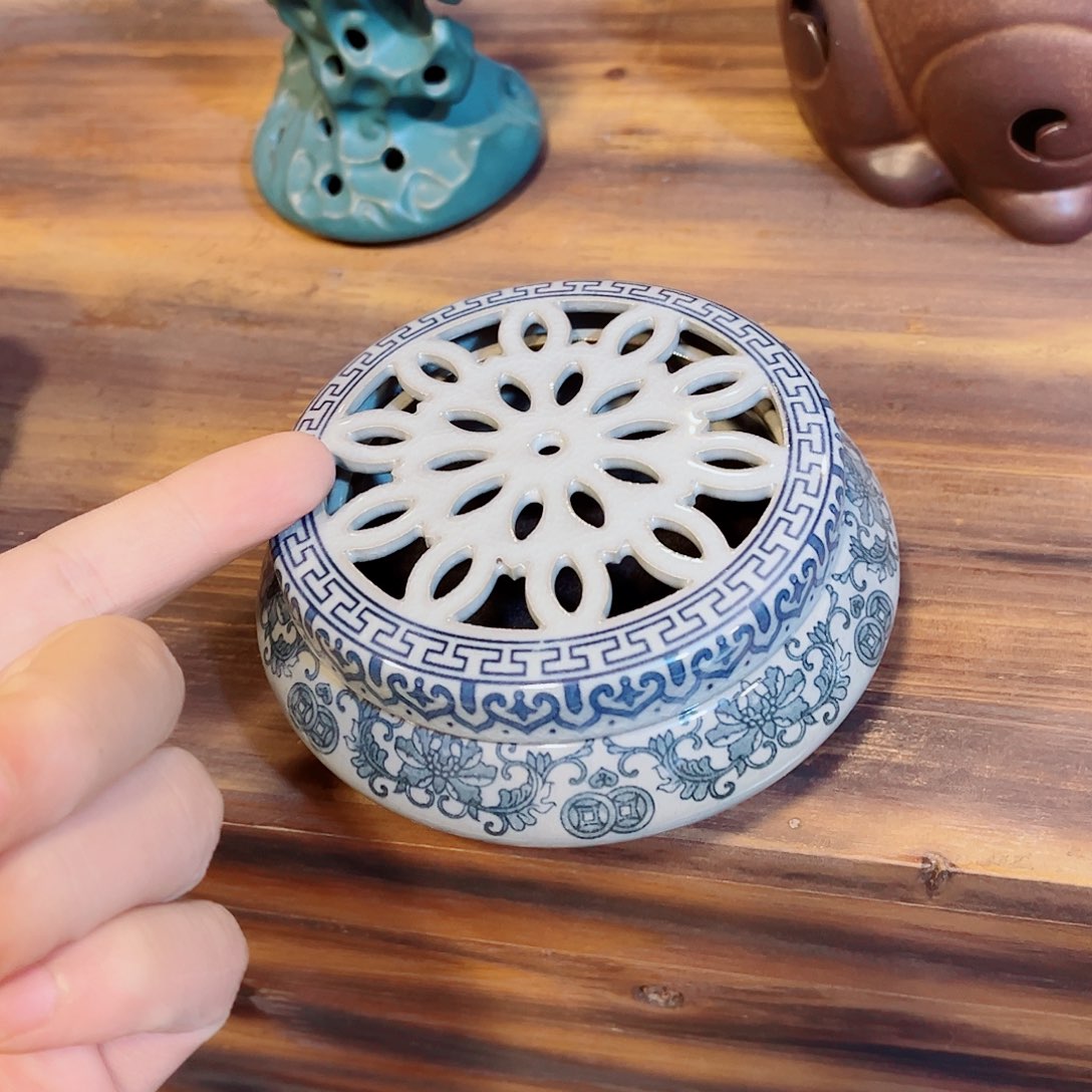 陶瓷香炉茶具摆件