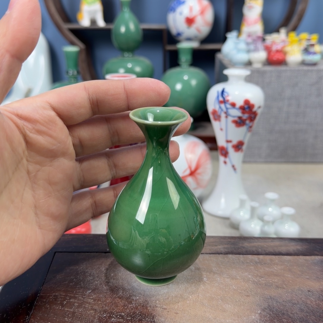 陶瓷手工小花器摆件