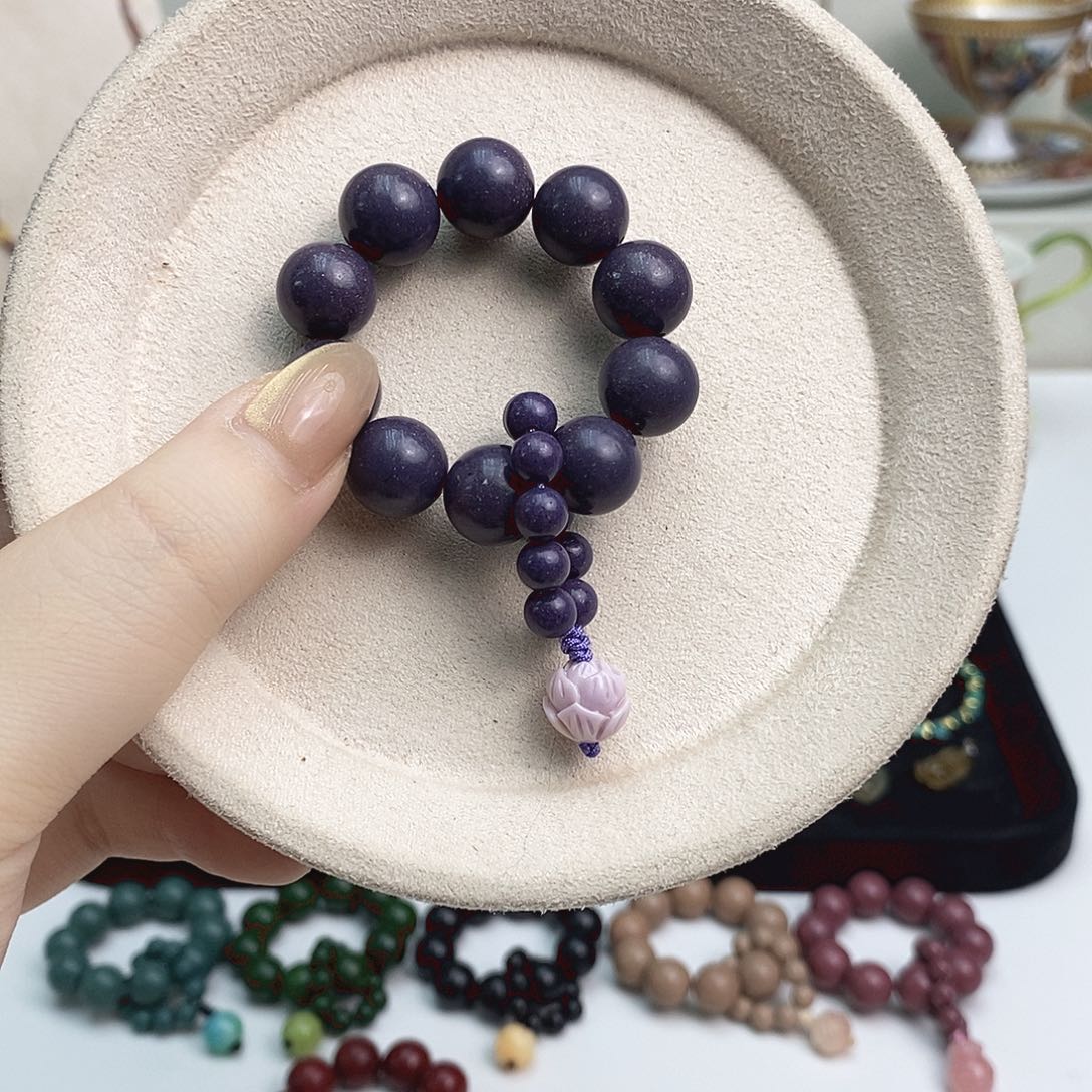 珠串紫气东来手捻12mm