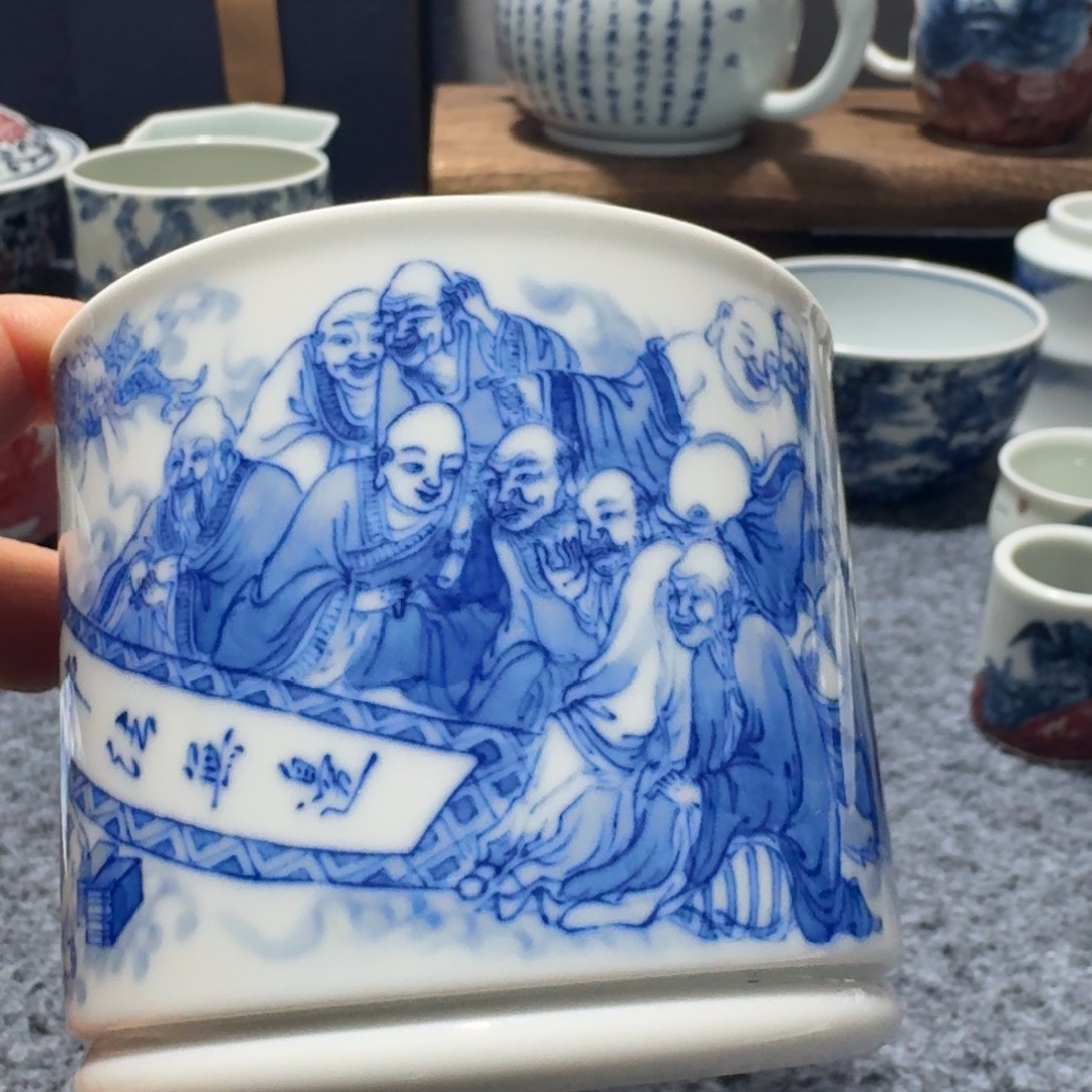 用***2现代景德镇陶瓷手绘茶具