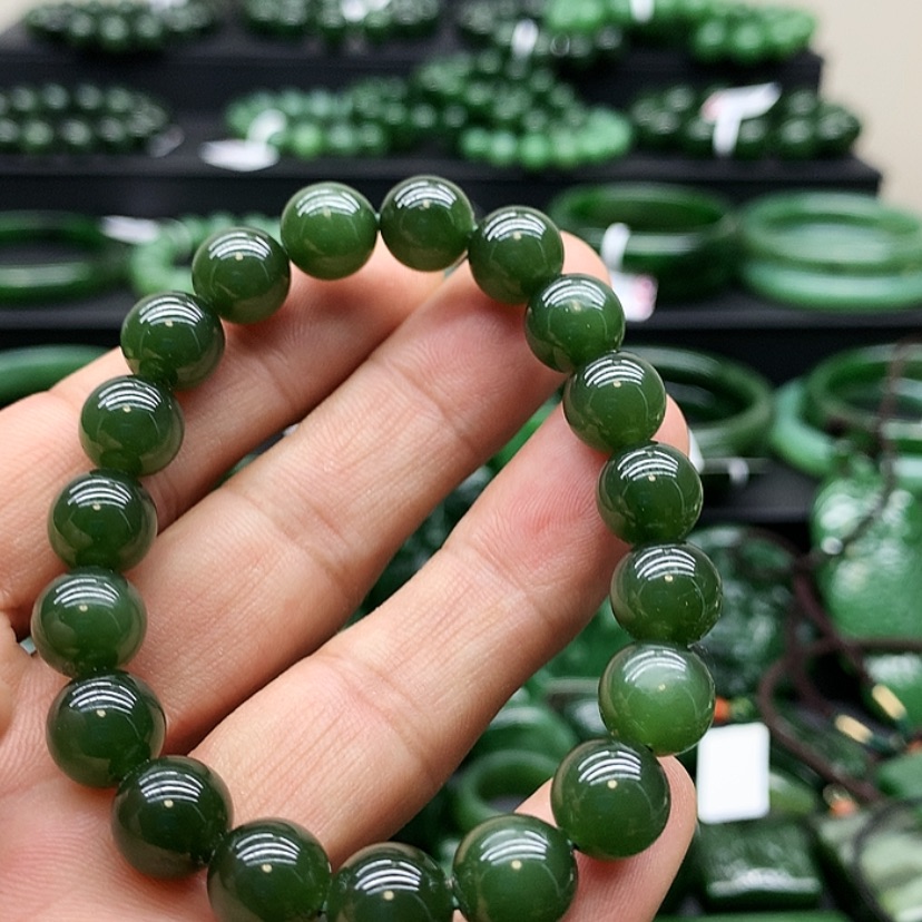 【闪购商品】和田玉（碧玉）手链未镶嵌