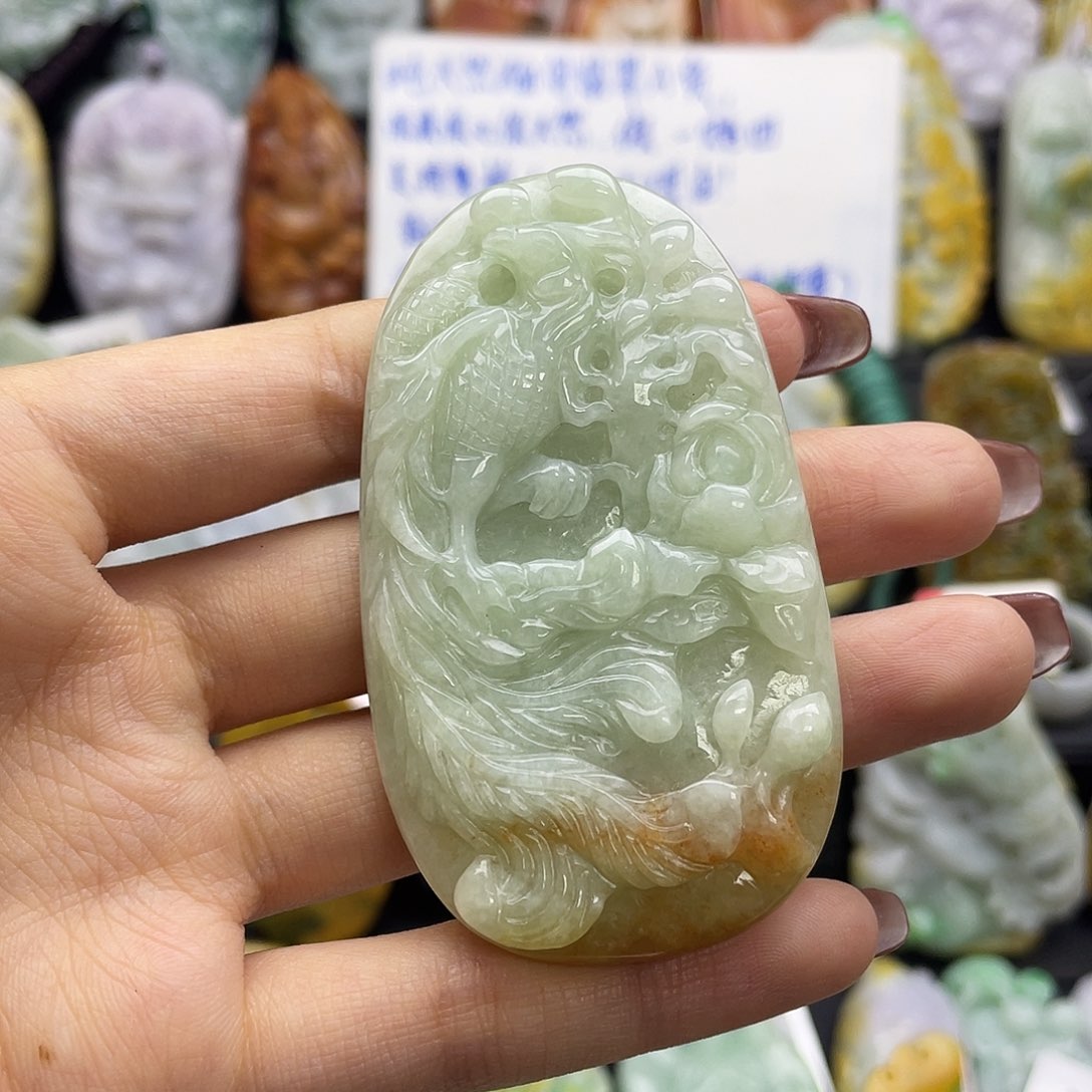 翡翠吊坠(不含链)未镶嵌
