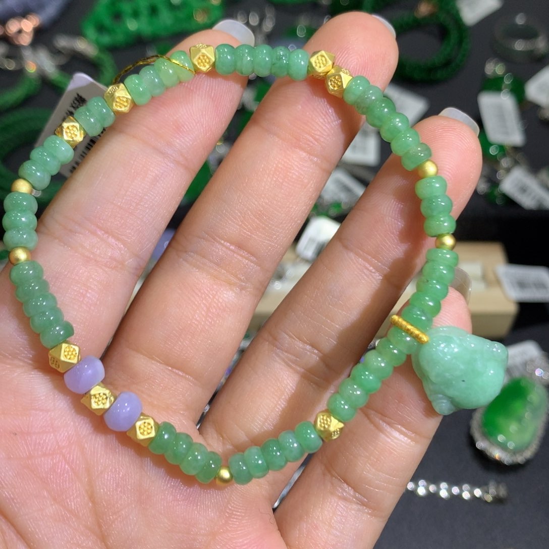 翡翠手链未镶嵌7、