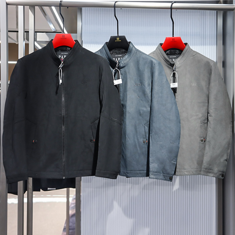 潮流男装尾货 时尚舒适多款秋冬款加薄绒夹克外套1062