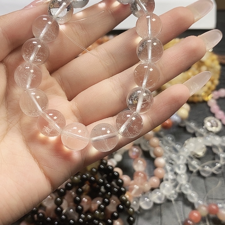 未镶嵌手链水晶白水
