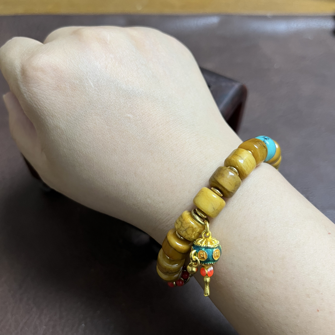 原创设计拼色男女通用卡其色民族风