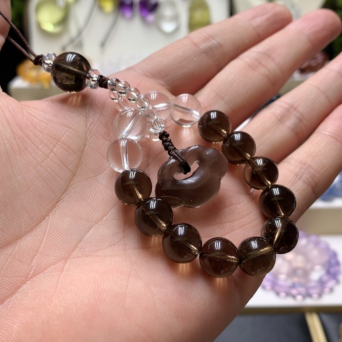 水晶手链未镶嵌手机链