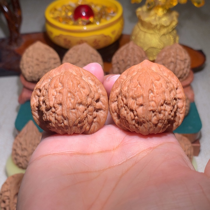 文玩核桃把件6*七步沟